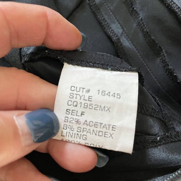 Diane Von Furstenberg Dress Pants Women's Size 14 Gray Flat Front Straight Leg - Picture 4 of 4